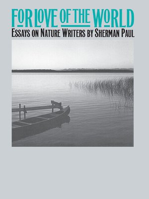 cover image of For Love of the World